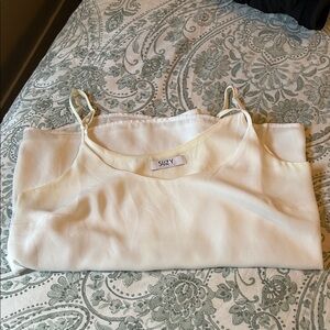 Suzy Shier Cream Camisole Top